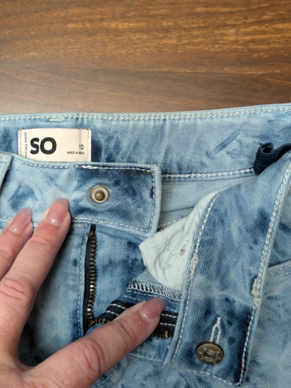 Girls Denim Shorts, 10 - Picture 8 of 11